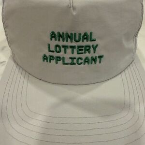 Sugarloaf Social Club Masters Annual Lottery applicant hat
